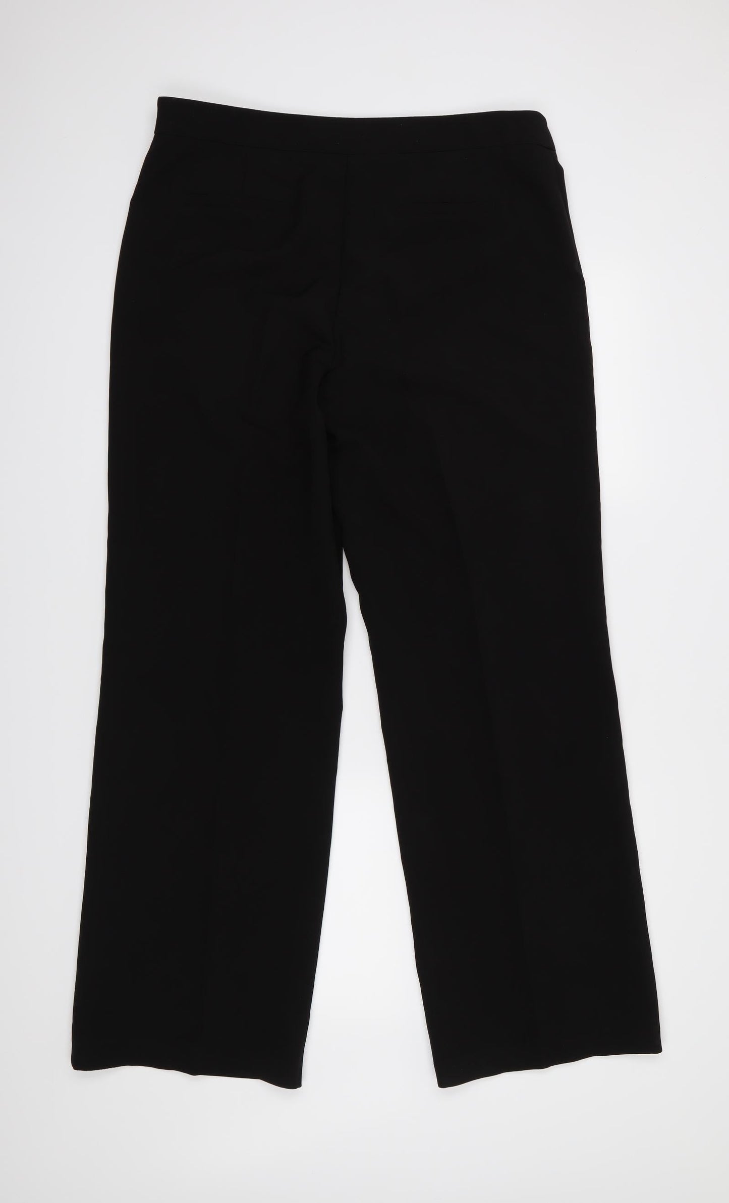 M&Co Womens Black   Trousers  Size 14 L31 in