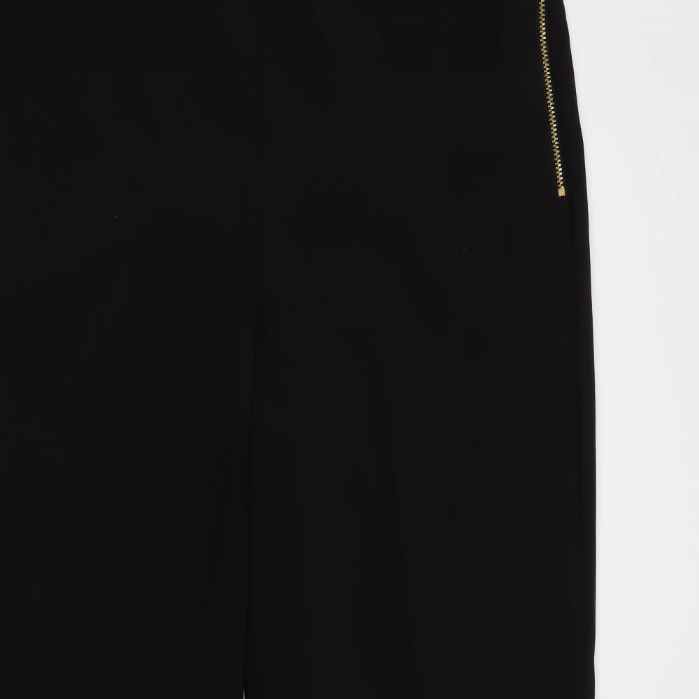 M&Co Womens Black   Trousers  Size 14 L31 in