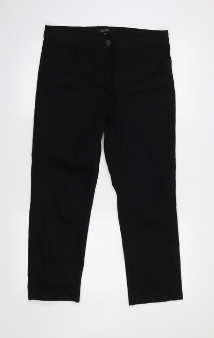 Soon Womens Black   Straight Jeans Size 12 L24 in