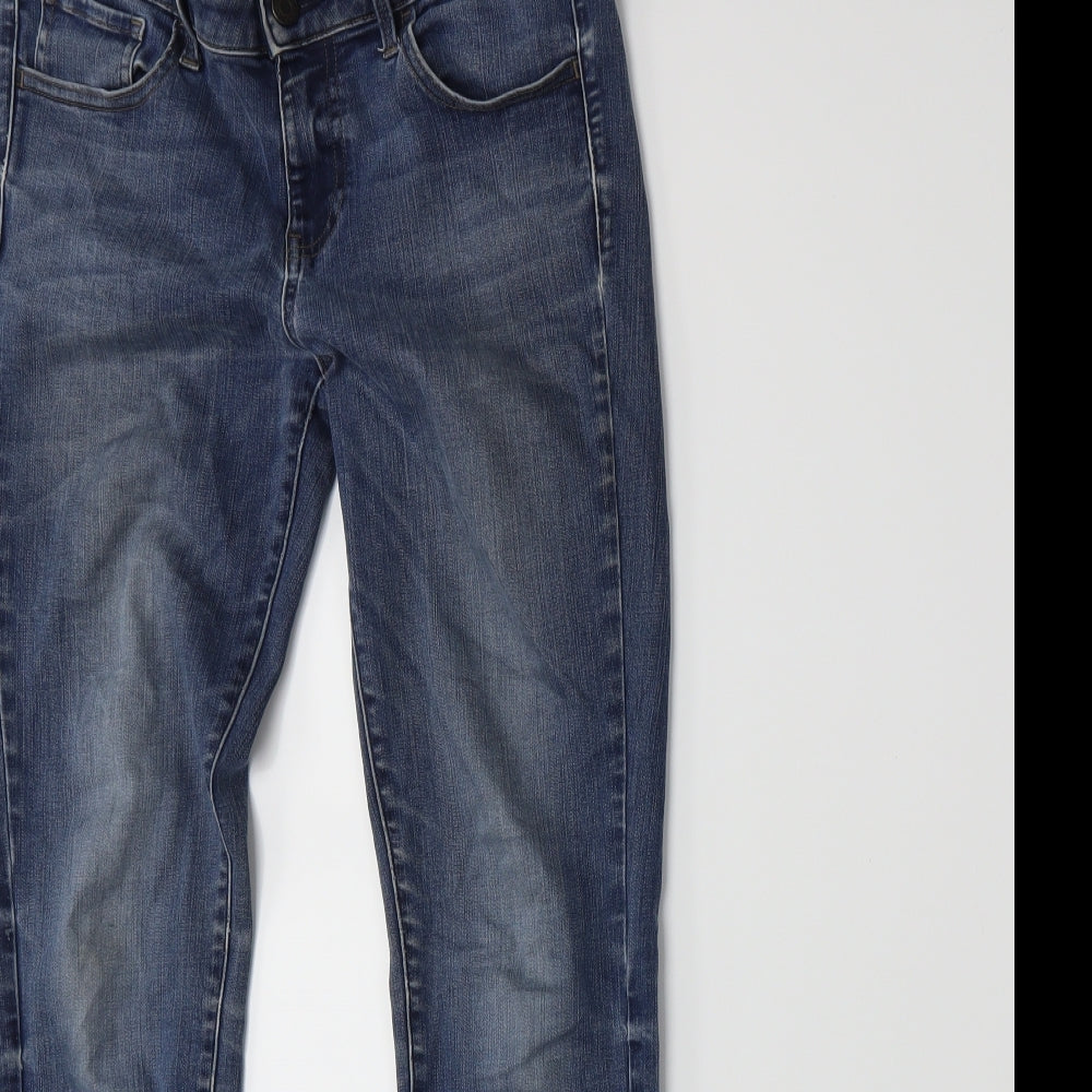 Uniqlo Womens Blue  Denim Skinny Jeans Size 6 L26 in