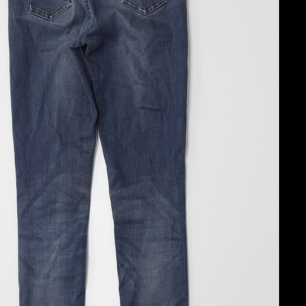 Uniqlo Womens Blue  Denim Skinny Jeans Size 6 L26 in