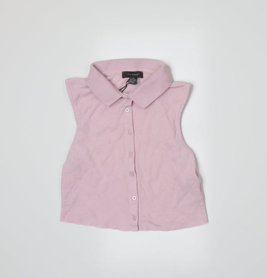 Primark Womens Pink   Basic Button-Up Size 6