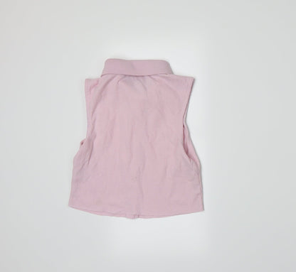 Primark Womens Pink   Basic Button-Up Size 6