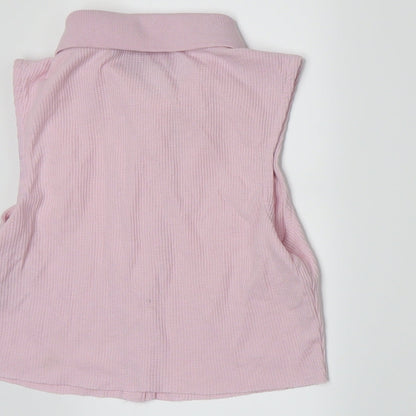 Primark Womens Pink   Basic Button-Up Size 6