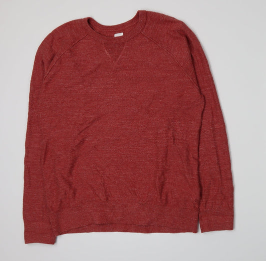 Gap Mens Red  Knit Pullover Jumper Size L