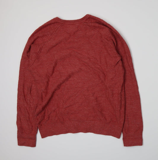 Gap Mens Red  Knit Pullover Jumper Size L