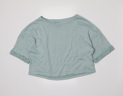 Divided by H&M Womens Blue  Jersey Basic T-Shirt Size S