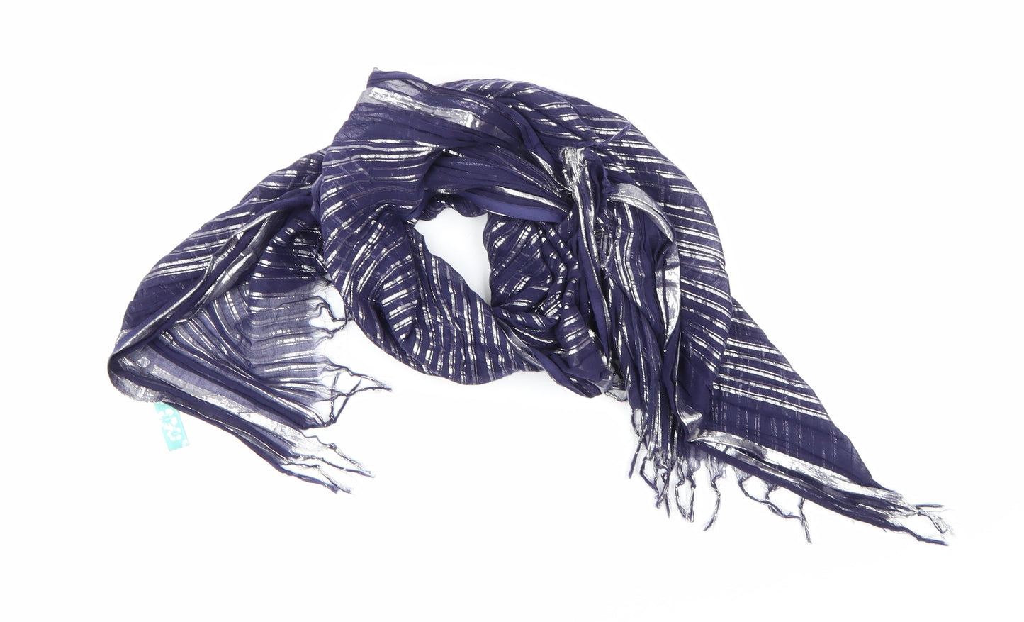 Oceon Club Womens Blue Striped   Scarf