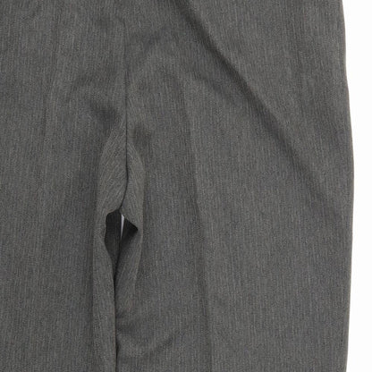 Womens UK Size 14 Marks and Spencer Regular Fit  Grey Trousers