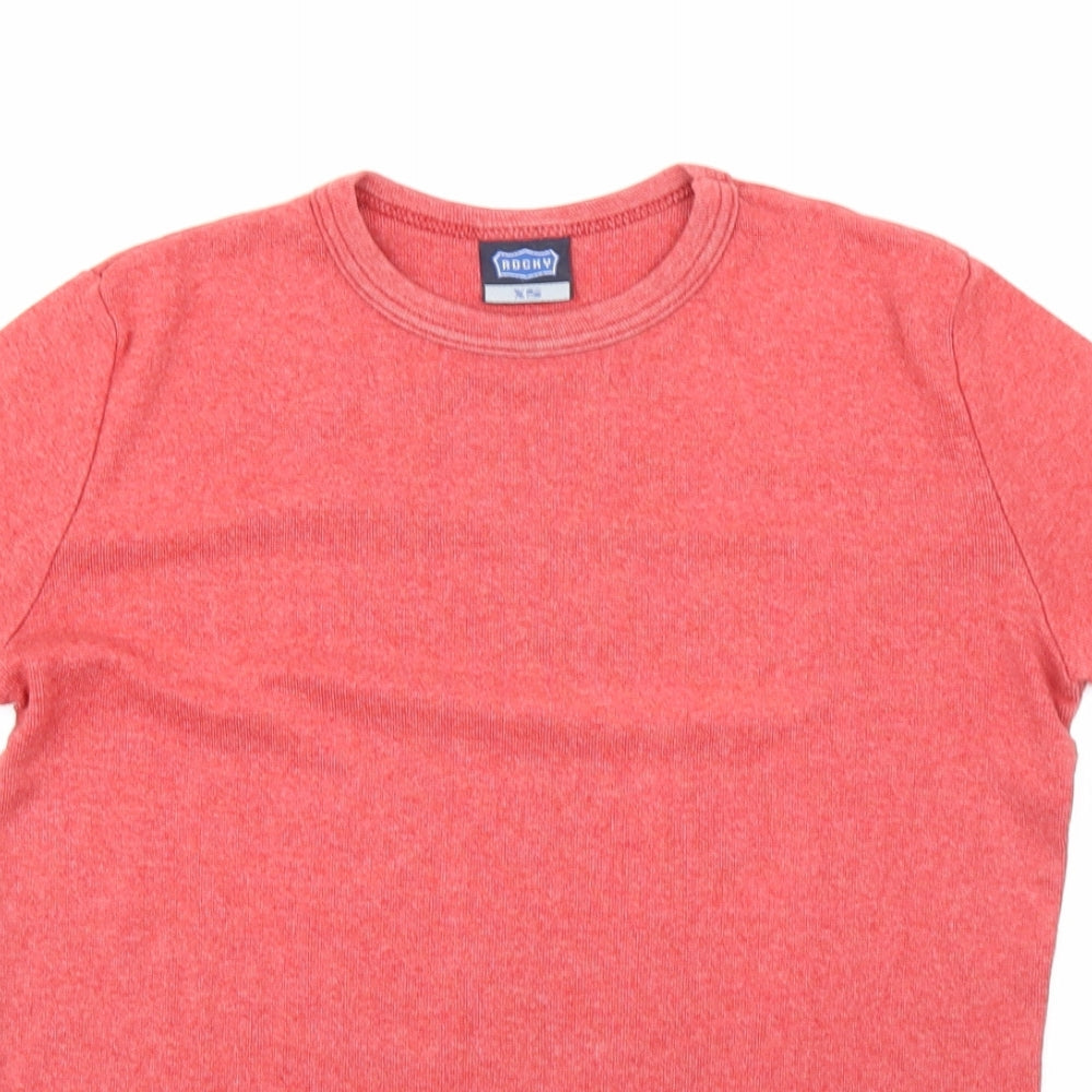 ROCKY Womens Red   Basic T-Shirt Size XS
