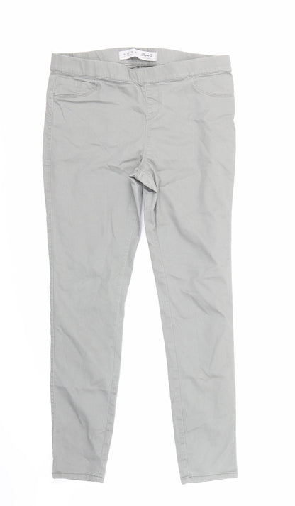 Womens UK Size 14 Denim Co Regular Fit Jegging Grey Trousers