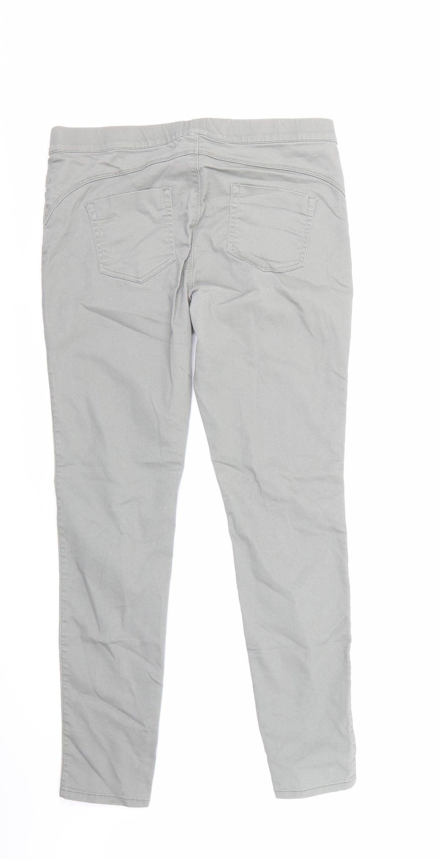 Womens UK Size 14 Denim Co Regular Fit Jegging Grey Trousers