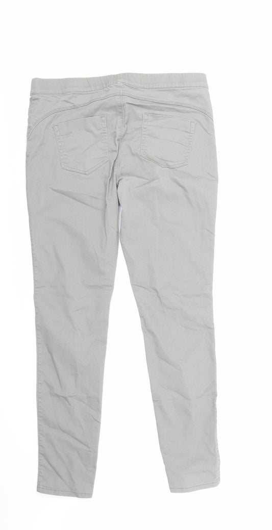 Denim Co Womens Grey  Denim Jegging Trousers Size 14 L28 in