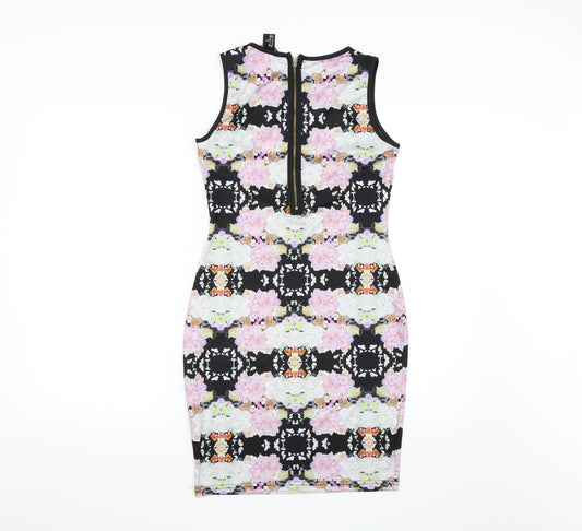 H&M Womens Multicoloured Floral  Bodycon  Size S