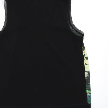 Womens UK Size M Preworn Green Basic Blouse