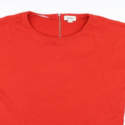 Womens UK Size S Monki Red Basic T-Shirt