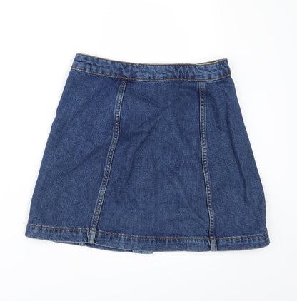 Womens UK Size 26 Topshop Mini Denim Skirt