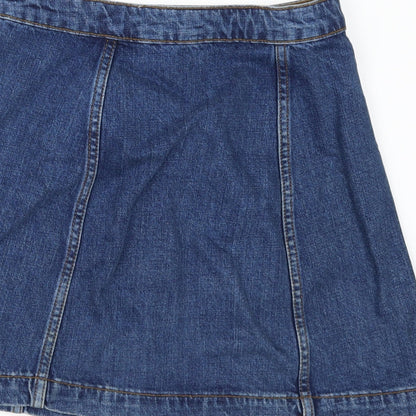 Womens UK Size 26 Topshop Mini Denim Skirt