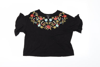 Womens UK Size 6 New Look Black Basic