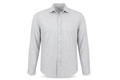 Mens UK Size 16 HIJKLM Blue  Button-Up Long Sleeve Casual Shirt