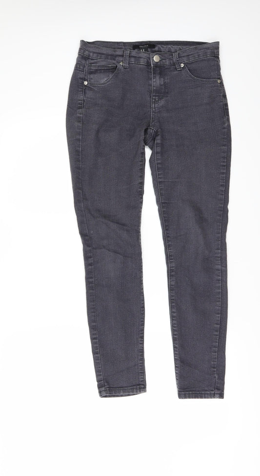 FOREVER 21 Womens Black  Denim Skinny Jeans Size 26 L28 in