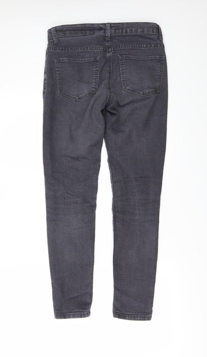 FOREVER 21 Womens Black  Denim Skinny Jeans Size 26 L28 in