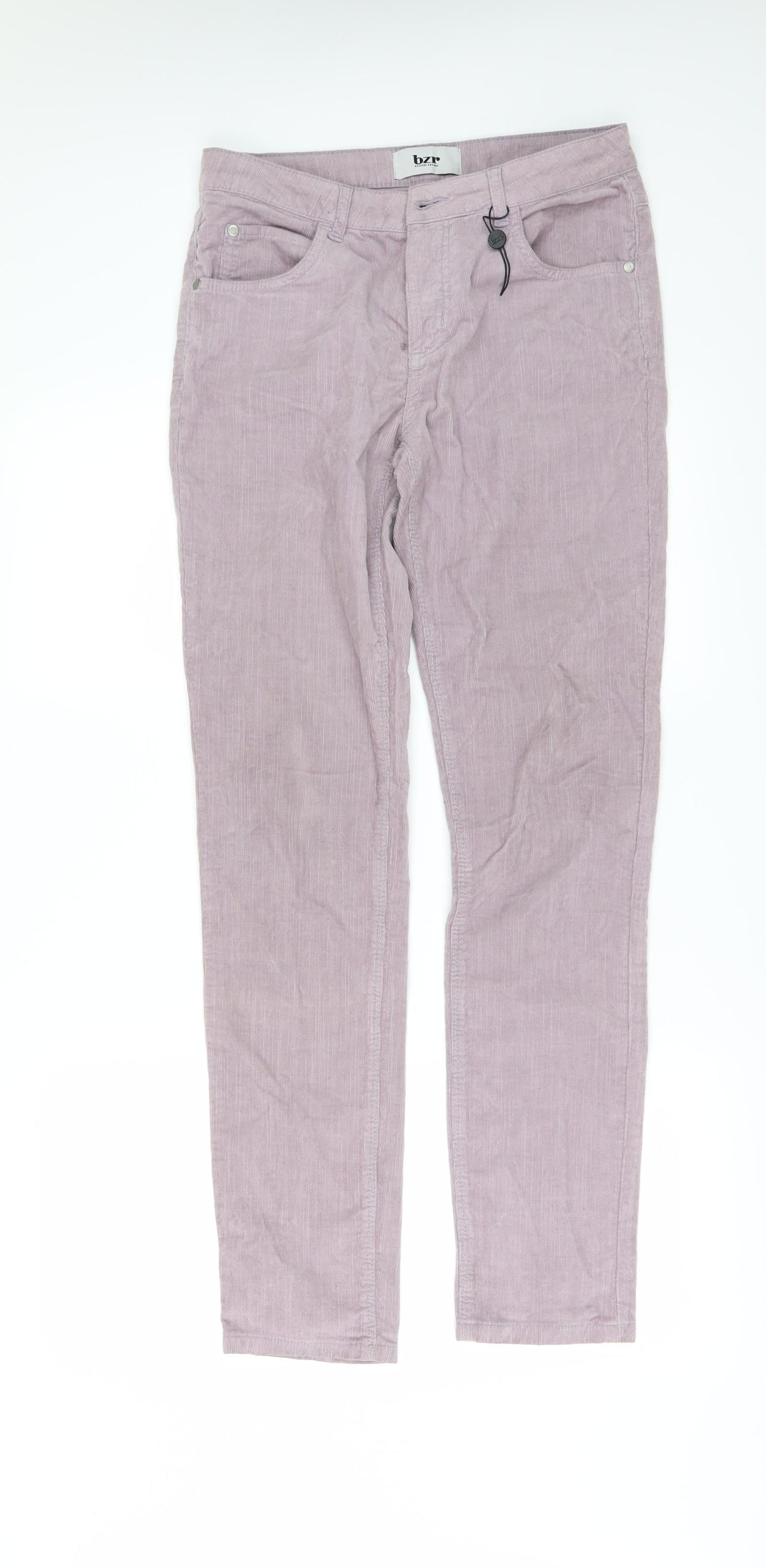 BZR Womens Pink  Corduroy Skinny Jeans Size 28 L32 in