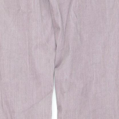 BZR Womens Pink  Corduroy Skinny Jeans Size 28 L32 in