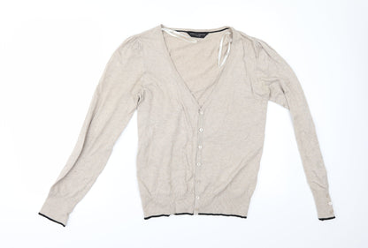 Dorothy Perkins Womens Beige   Cardigan Jumper Size 12