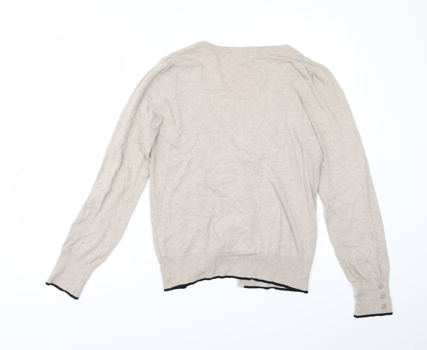 Dorothy Perkins Womens Beige   Cardigan Jumper Size 12