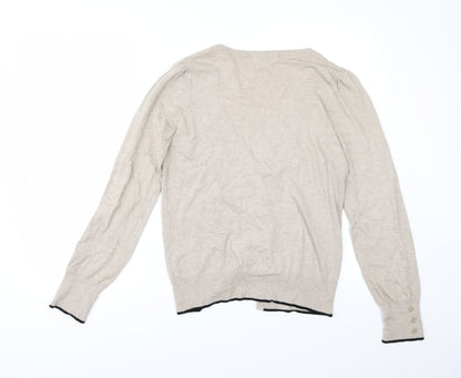 Dorothy Perkins Womens Beige   Cardigan Jumper Size 12