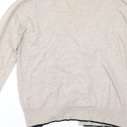 Dorothy Perkins Womens Beige   Cardigan Jumper Size 12