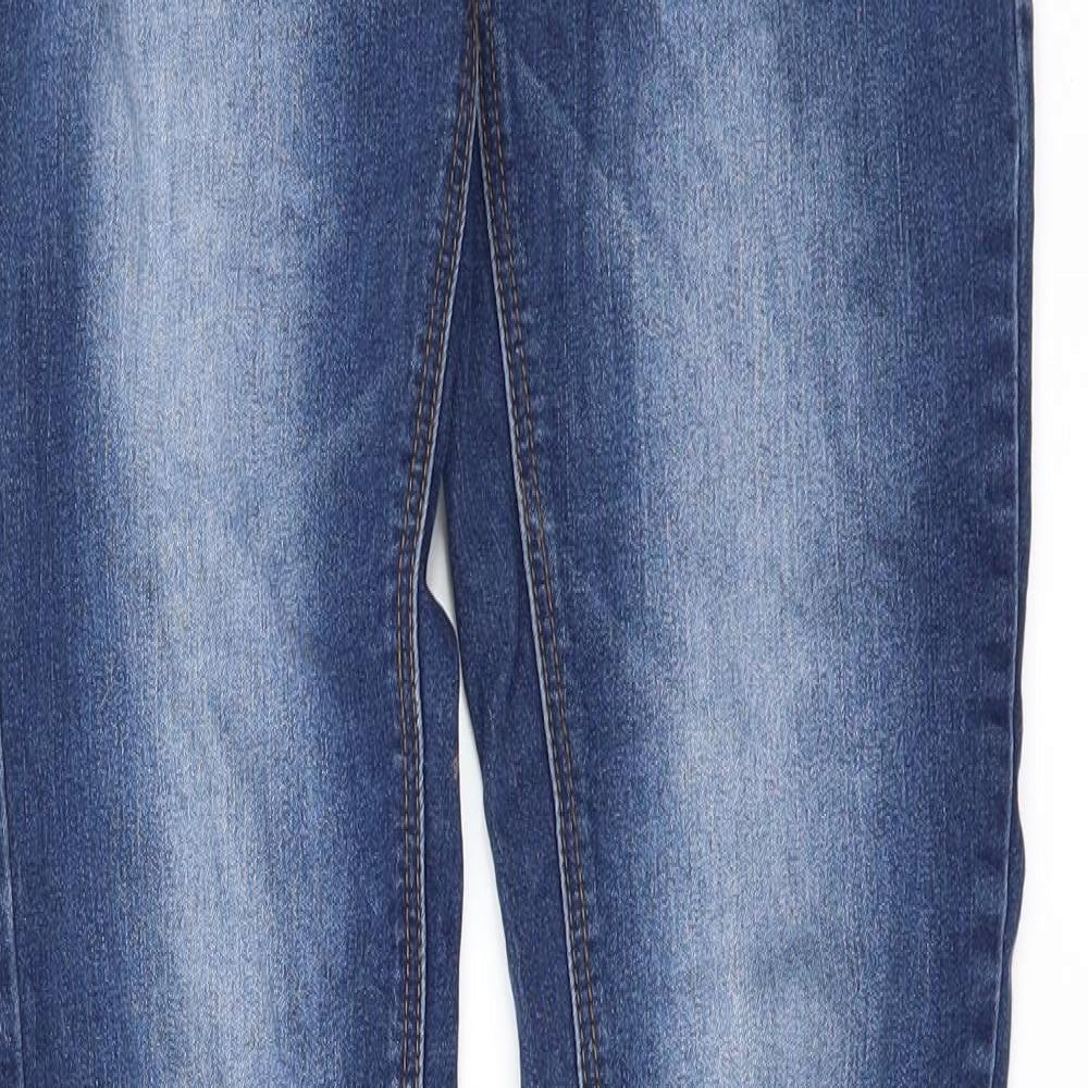 Denim & Co. Womens Blue  Denim Skinny Jeans Size 8 L29 in