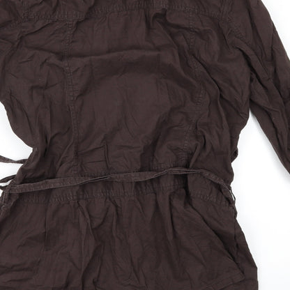 Esprit Womens Brown   Tunic Button-Up Size M