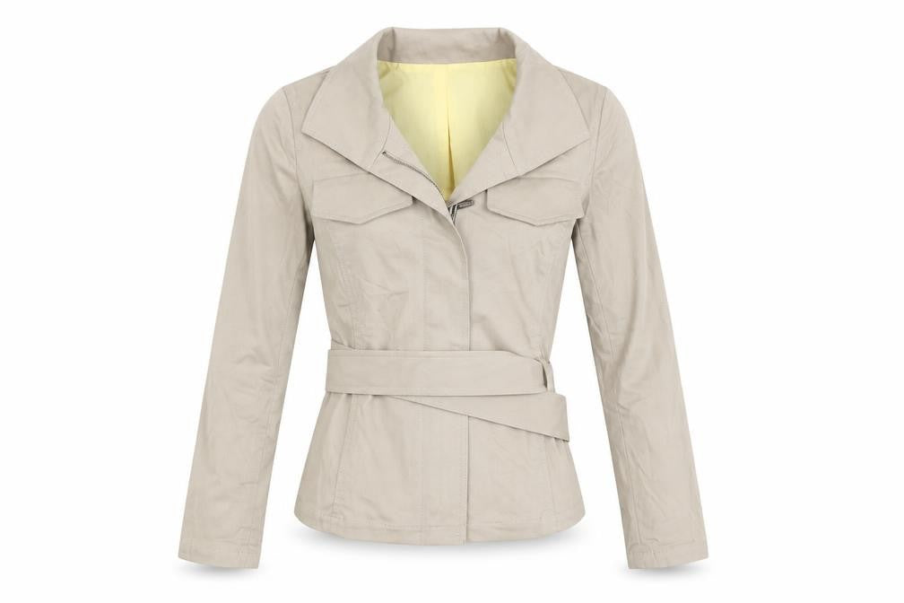 U.W.N Womens Beige   Jacket  Size 2