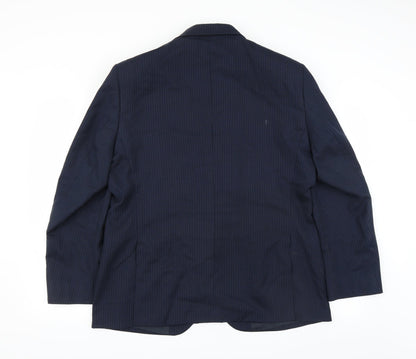 Mens UK Size 42 Marks and Spencer Regular Blue Suit Jacket