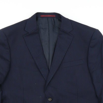 Mens UK Size 42 Marks and Spencer Regular Blue Suit Jacket
