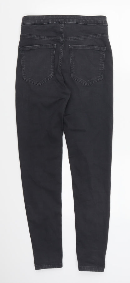 Marks and Spencer Womens Grey  Denim Skinny Jeans Size 10 L27 in