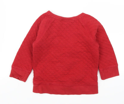 Gap Baby Red   Basic T-Shirt Size 12-18 Months  - Mickey Mouse