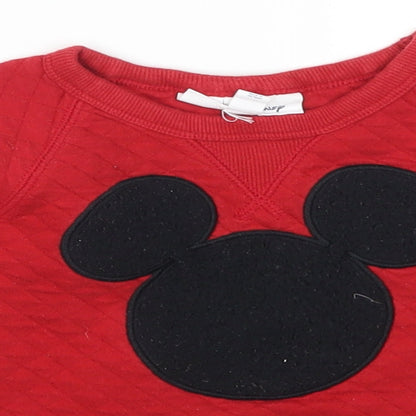 Gap Baby Red   Basic T-Shirt Size 12-18 Months  - Mickey Mouse