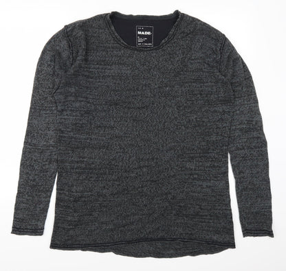 Made Mens Grey   Pullover Jumper Size S