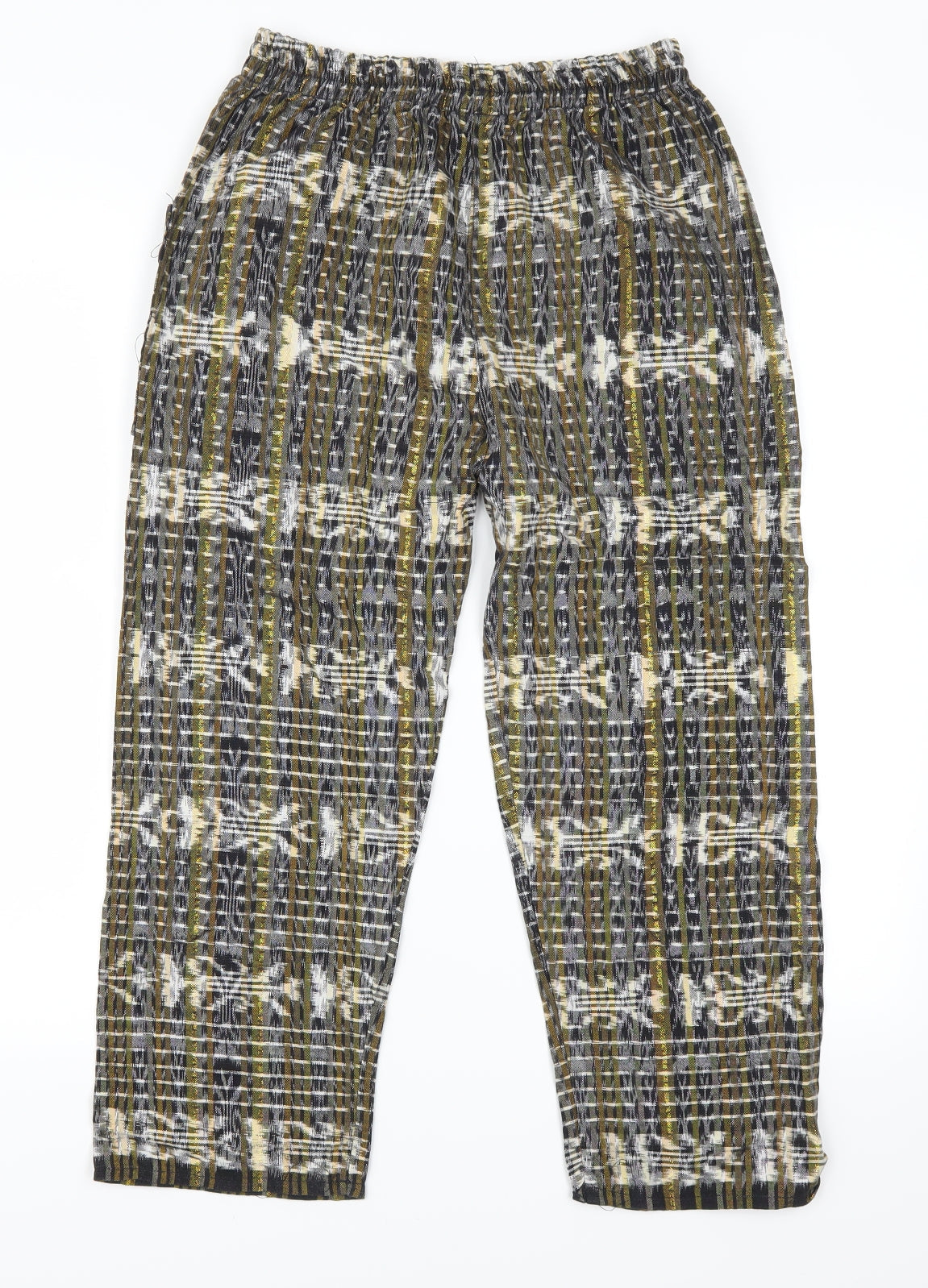 Womens UK Size 25 in Preworn Regular Fit  Gold Trousers