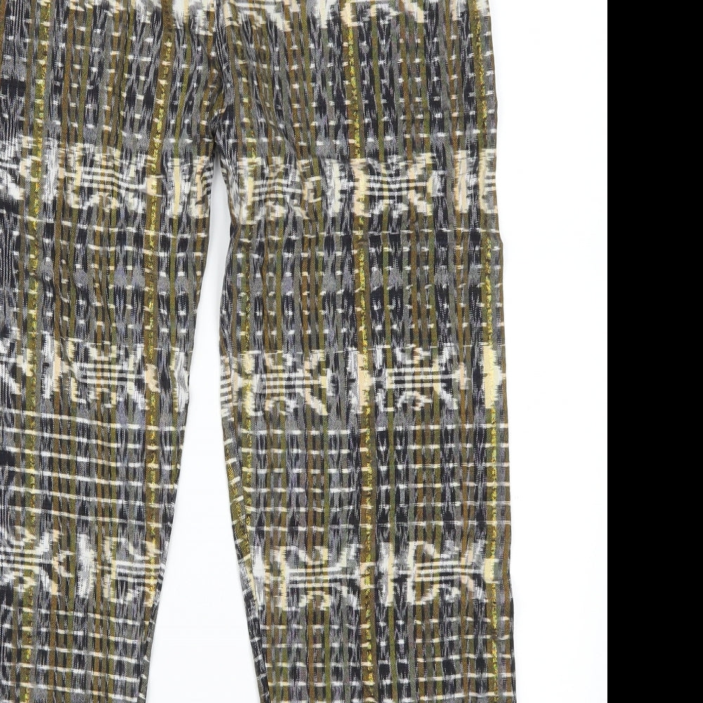 Womens UK Size 25 in Preworn Regular Fit  Gold Trousers