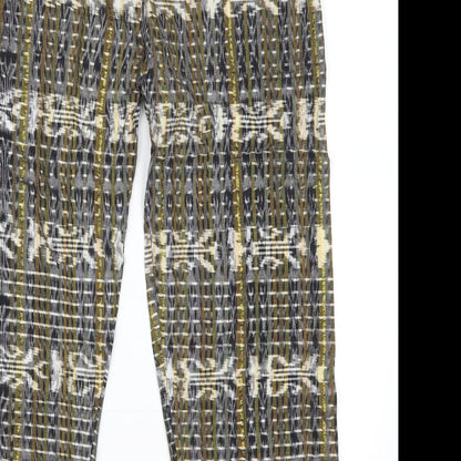 Womens UK Size 25 in Preworn Regular Fit  Gold Trousers