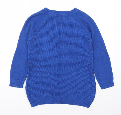F&F Womens Blue   Pullover Jumper Size 8