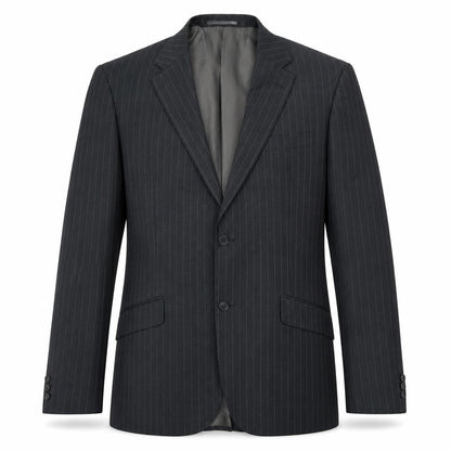 Joseph Baur Mens Grey Striped  Jacket Suit Jacket Size 40