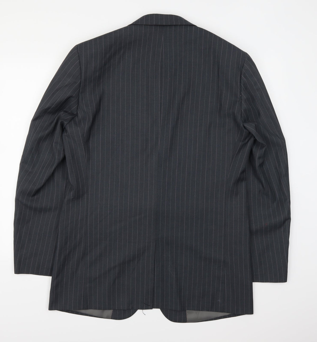 Joseph Baur Mens Grey Striped  Jacket Suit Jacket Size 40