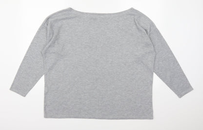 Boohoo Womens Grey   Pullover Jumper Size 18
