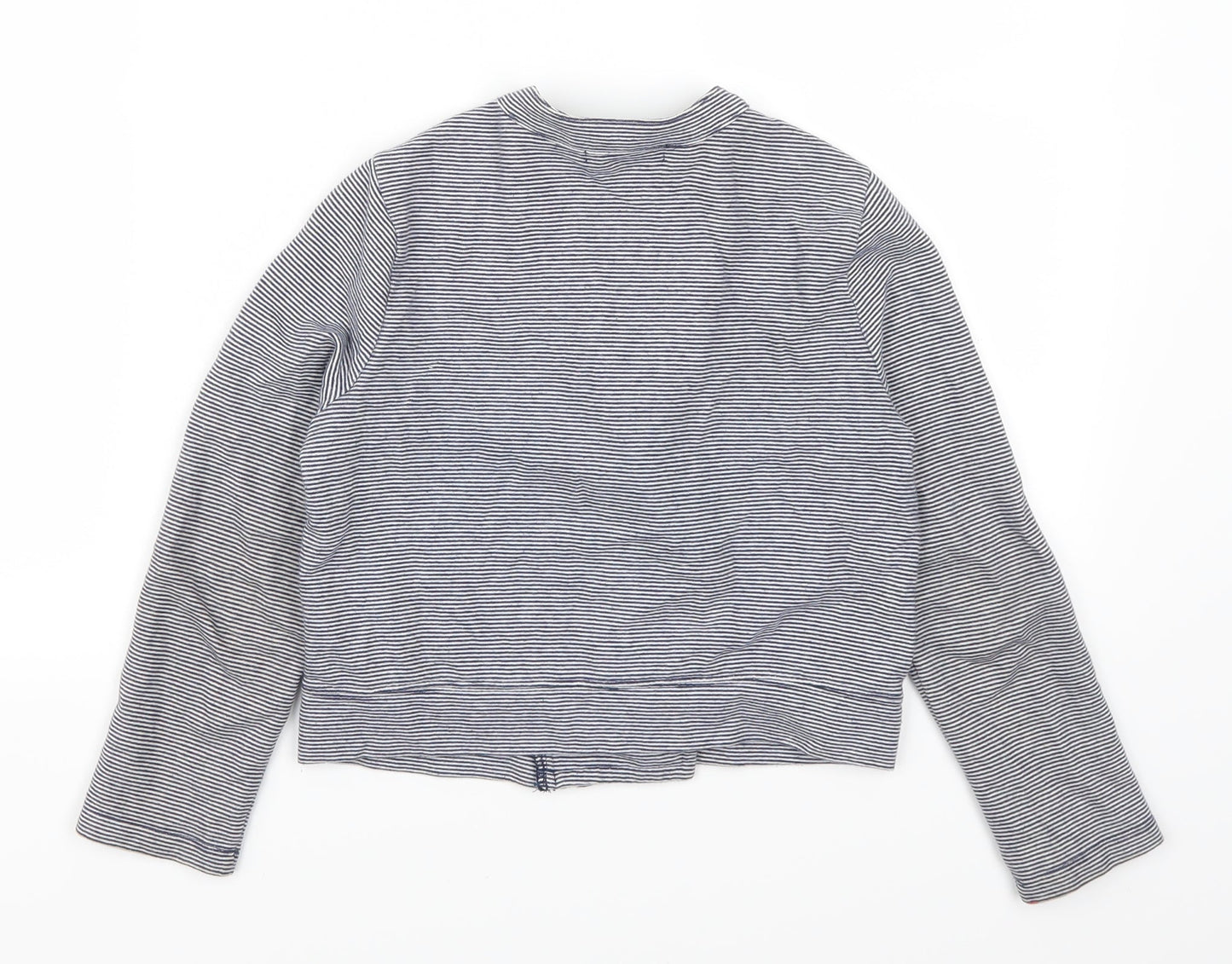 Gap Girls Blue Striped  Jacket  Size 6-7 Years