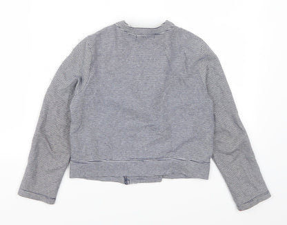 Gap Girls Blue Striped  Jacket  Size 6-7 Years